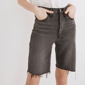Madewell High Rise Long Shorts
